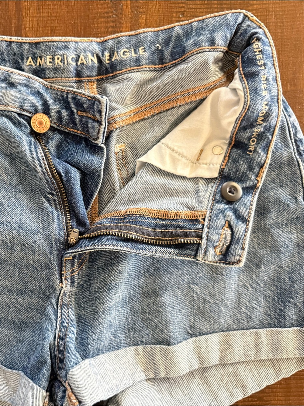 American Eagle  Women’s  Denim Highest Rise  shorts size 2